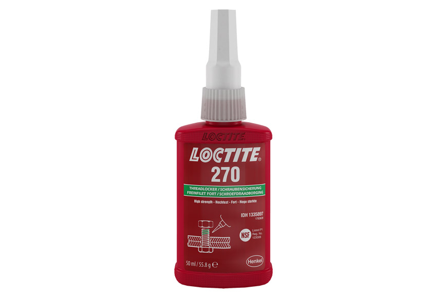Loctite® 270 Schraubensicherung 50 ml Flasche, hochfest, grün Loctite® 270 Schraubensicherung 50 ml Flasche, hochfest, grün