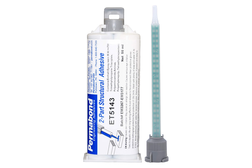 Permabond® ET5143 2-K-Epoxidharzklebstoff 50 ml Doppelkartusche mit Düse