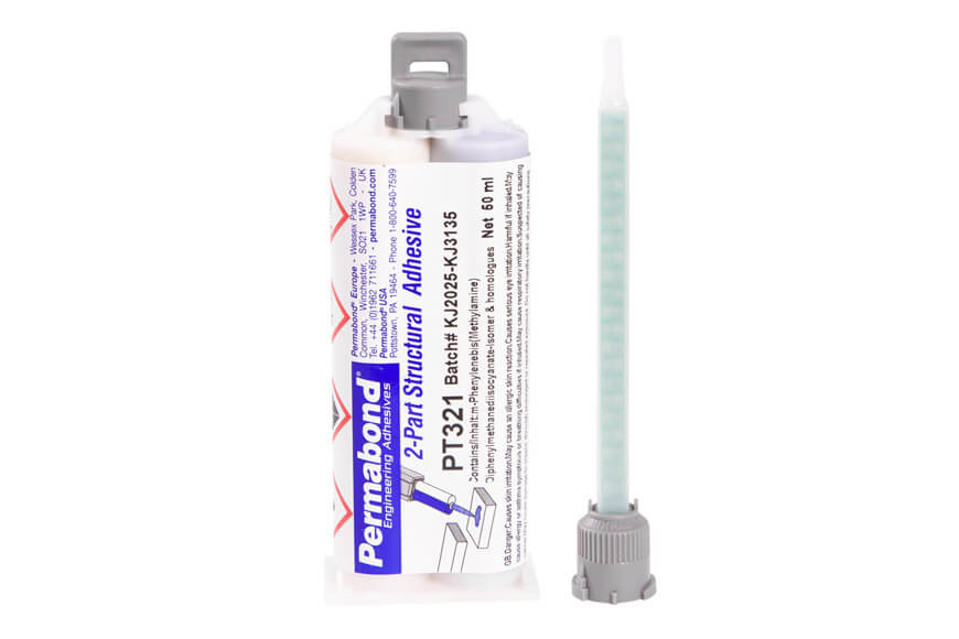 Permabond® PT321 50 ml Doppelkartusche und Düse