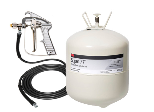 3M Zylinder Super 77 Sprühklebstoff Set