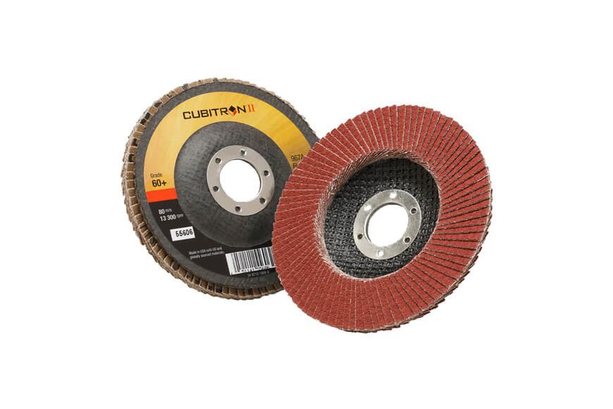 3M™ Cubitron™ II 967A Fächerschleifscheibe 60+ Körnung