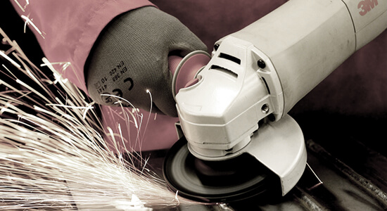 Winkelschleifer Metallbearbeitung