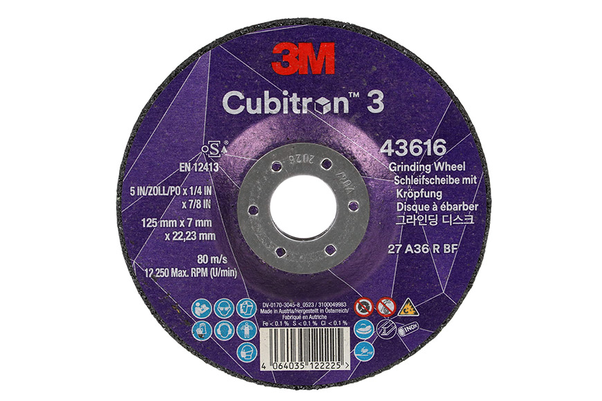 3M™ Cubitron™ 3 43616 Schruppscheibe, 125 mm, 36+