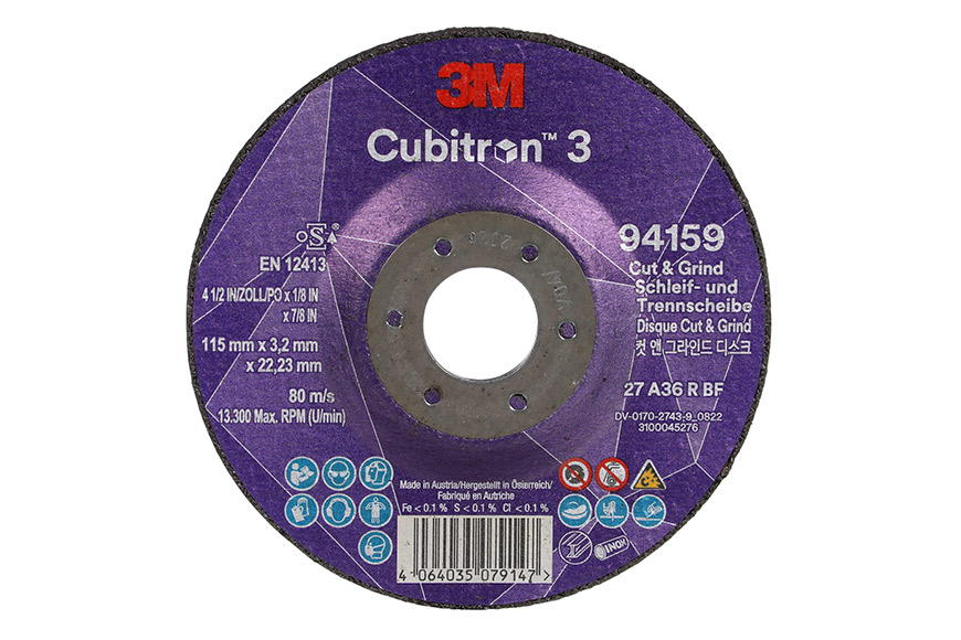 3M™ Cubitron™ 3 94159 Schruppscheibe, 115 mm, 36+