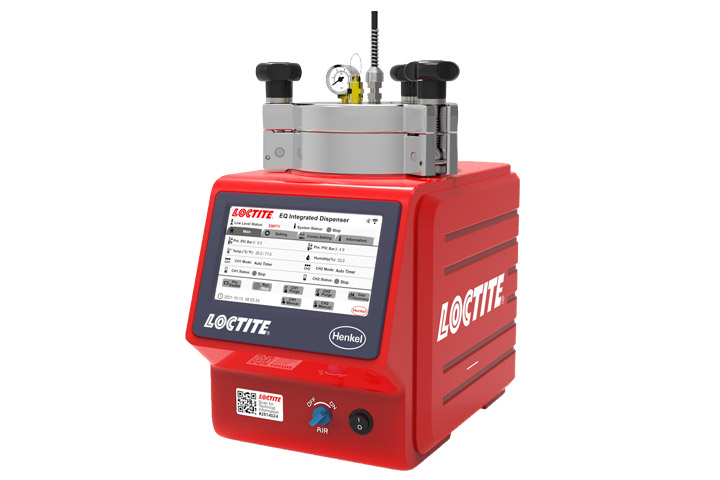 Loctite EQ RC50 Loctite® RC50 Halbautomatisches, integriertes Dosiergerät mit Leermeldesensor