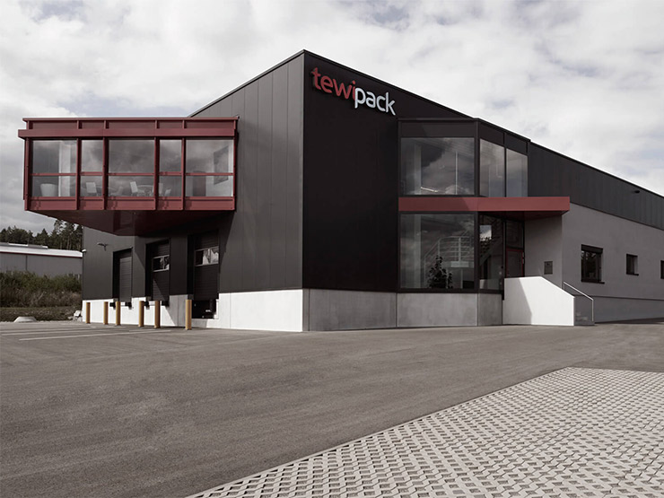tewipack Logistikzentrum Gebäude