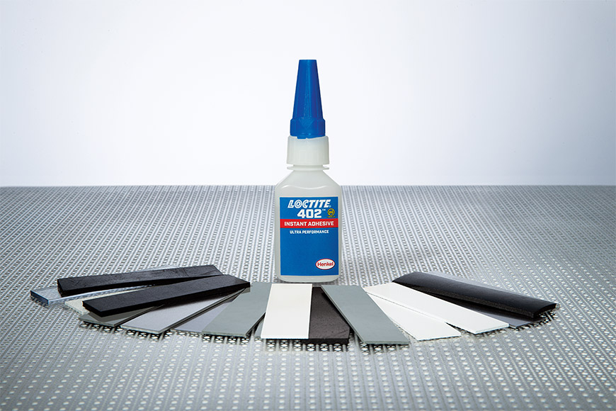 Loctite 402 klebt verschiedene Substrate